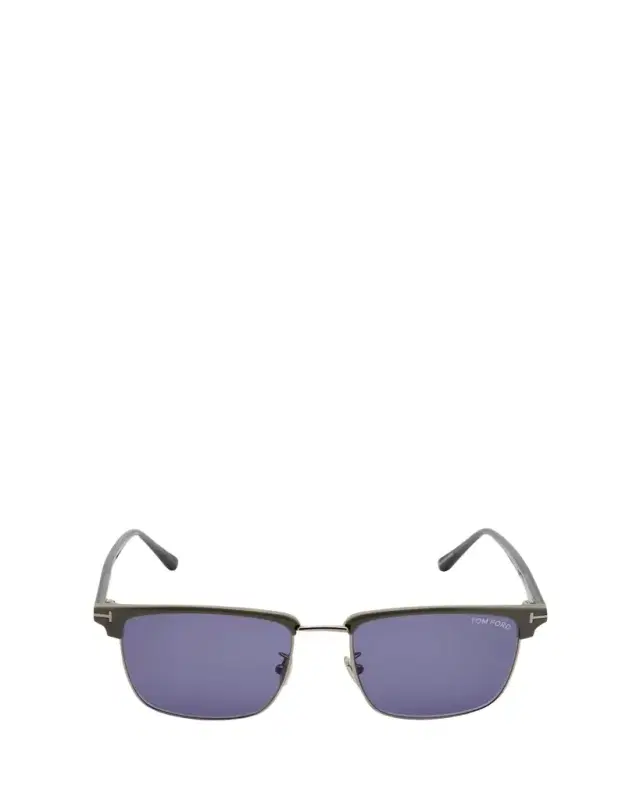 TOM FORD Men's FT0997-Hudson Half-Rim Square Sunglasses