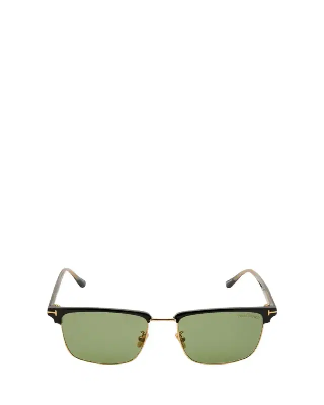 TOM FORD Men's FT0997-Hudson Half-Rim Square Sunglasses