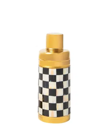 MacKenzie-Childs Courtly Check 3260 Gold Cocktail Shaker | Thumbnail 1