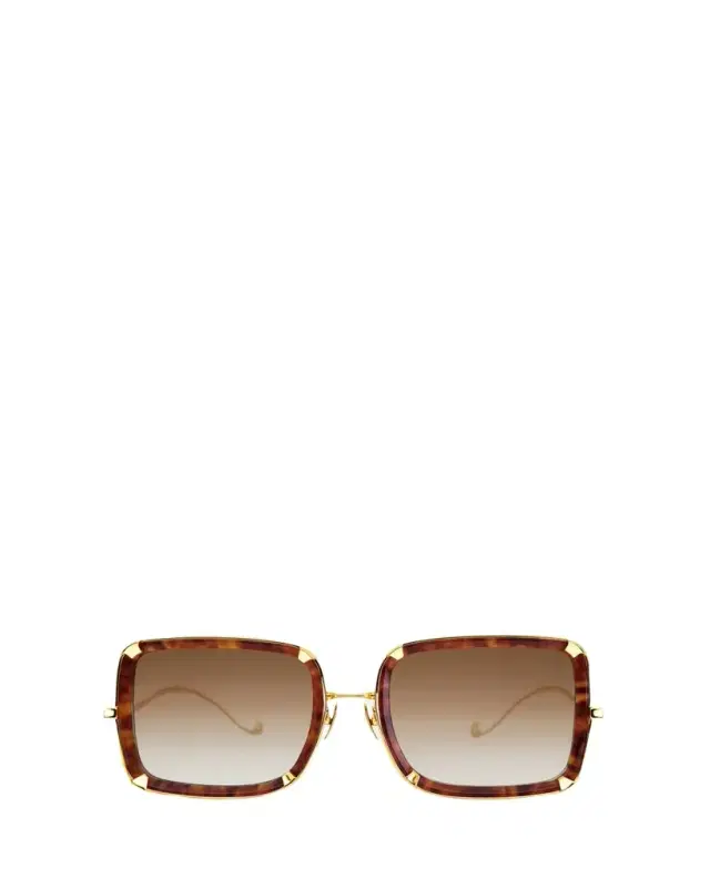 Anna-Karin Karlsson White Moon 24K Gold-Plated & Acetate Square Sunglasses
