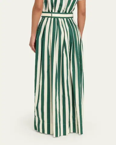 Cara Cara Greenfield Belted Cotton Maxi Skirt | Thumbnail 3