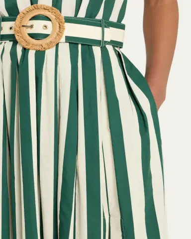 Cara Cara Greenfield Belted Cotton Maxi Skirt | Thumbnail 5