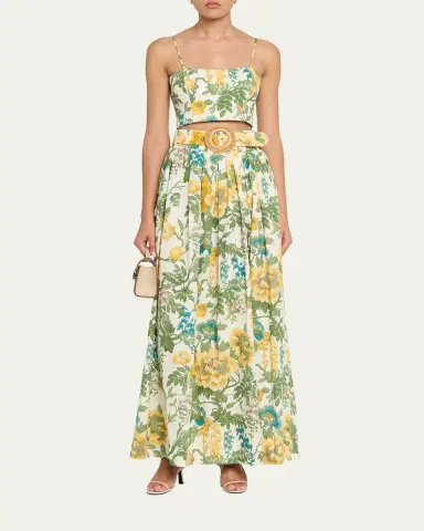 Cara Cara Greenfield Belted Cotton Maxi Skirt | Thumbnail 6