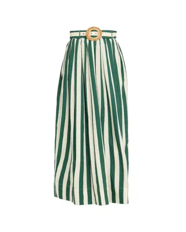 Cara Cara Greenfield Belted Cotton Maxi Skirt | Thumbnail 1