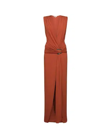 Et Ochs Jil Plunging Draped Column Gown | Thumbnail 1