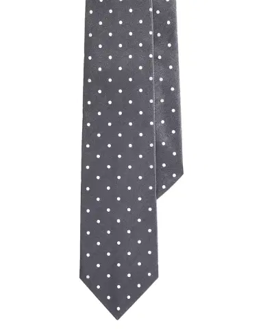 Ralph Lauren Purple Label Men's Polka-Dot Silk Satin Tie | Thumbnail 3 Ralph Lauren Purple Label Men's Polka-Dot Silk Satin Tie | Thumbnail 3