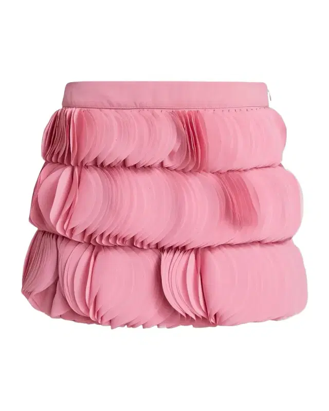 AMUR Jazzlyn Appliqué Mini Skirt