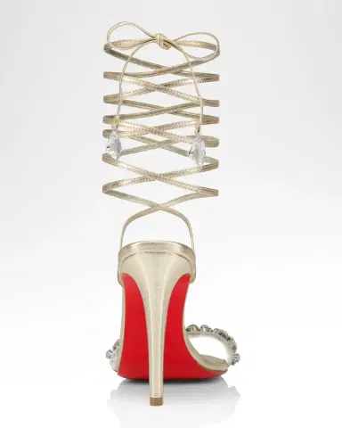 Christian Louboutin 100mm Fanny Jolly Embellished Leather Ankle-Wrap Sandals | Thumbnail 3 Christian Louboutin 100mm Fanny Jolly Embellished Leather Ankle-Wrap Sandals | Thumbnail 3