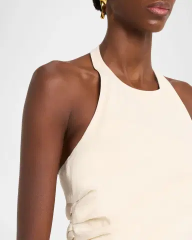 A.L.C. Sylvie Linen-Blend Halter Top | Thumbnail 5