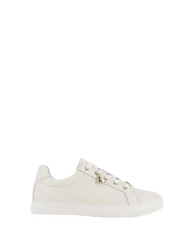 Chloé Girl 's Scalloped Leather Sneakers, Kids