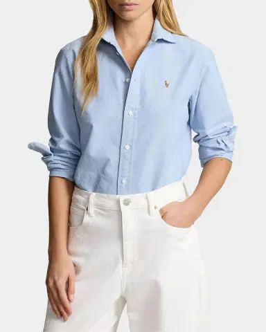 Polo Ralph Lauren Slim-Fit Cotton Oxford Shirt | Thumbnail 4 Polo Ralph Lauren Slim-Fit Cotton Oxford Shirt | Thumbnail 4