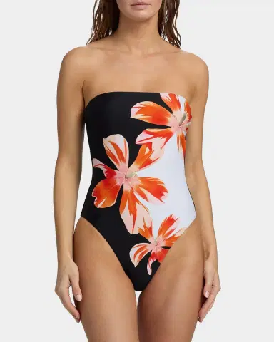 Milly Tropical Flame One-Piece Swimsuit | Thumbnail 4