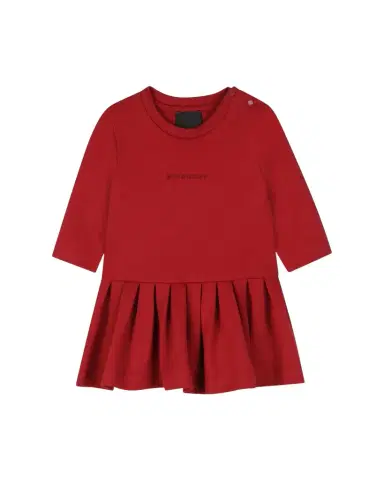 Givenchy Girl 's Logo-Embroidered Cotton Dress, Size 6M-18M | Thumbnail 1