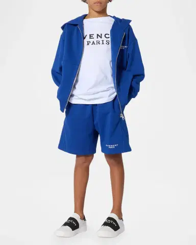 Givenchy Boy 's Logo Short-Sleeve Cotton T-Shirt, Size 4-6 | Thumbnail 2
