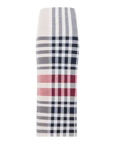 Akris punto Check Knit Midi Tube Skirt | Thumbnail 1 Akris punto Check Knit Midi Tube Skirt | Thumbnail 1