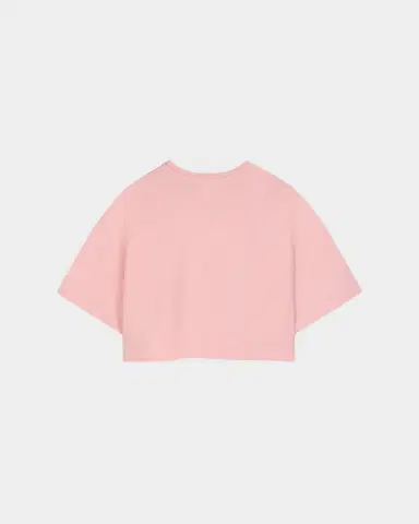 Givenchy Girl 's Logo-Embroidered Cropped T-Shirt, Size 8- | Thumbnail 2