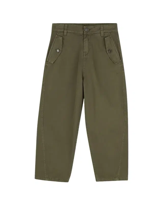 Givenchy Boy 's Couture Seam Cotton Twill Trousers, Size 8-12