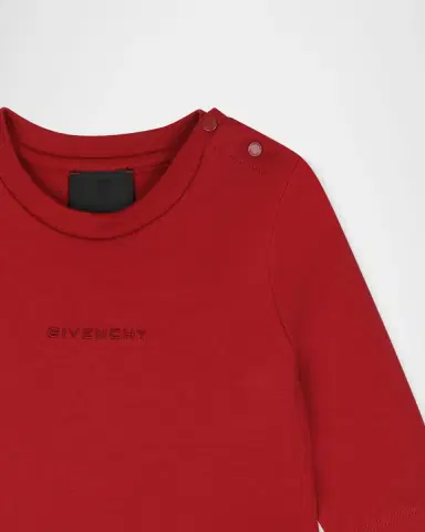 Givenchy Girl 's Logo-Embroidered Cotton Dress, Size -3 | Thumbnail 3