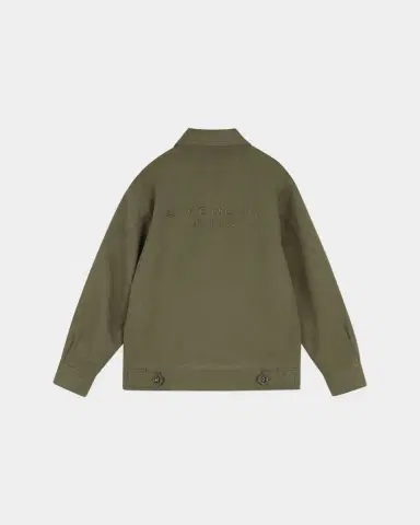 Givenchy Boy 's Couture Seam Logo-Patch Bomber Jacket, Size 4- | Thumbnail 5