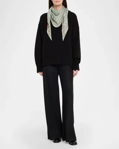 Guest In Residence The Wild Rag Silk-Blend Scarf | Thumbnail 2