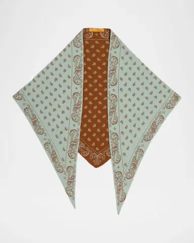 Guest In Residence The Wild Rag Silk-Blend Scarf | Thumbnail 5
