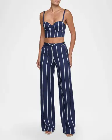 L'AGENCE Livvy Straight-Leg Trousers | Thumbnail 2 L'AGENCE Livvy Straight-Leg Trousers | Thumbnail 2