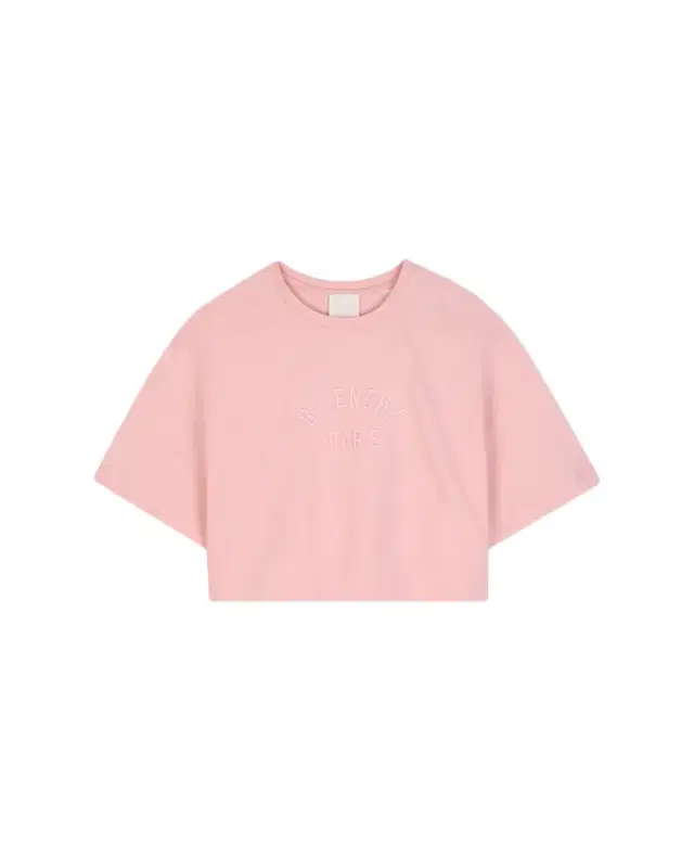 Givenchy Girl 's Logo-Embroidered Cropped Cotton T-Shirt, Size 4-6