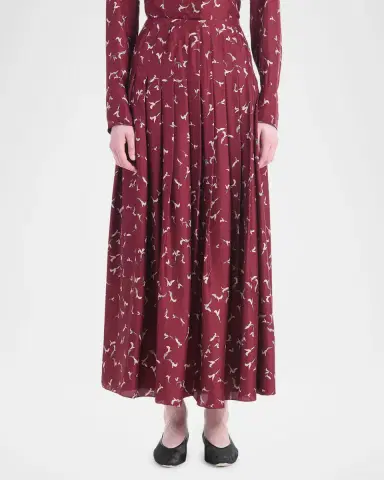 Altuzarra Monti Pleated A-Line Maxi Skirt | Thumbnail 2 Altuzarra Monti Pleated A-Line Maxi Skirt | Thumbnail 2