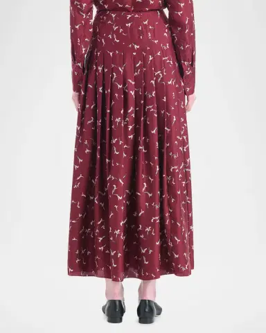 Altuzarra Monti Pleated A-Line Maxi Skirt | Thumbnail 3 Altuzarra Monti Pleated A-Line Maxi Skirt | Thumbnail 3
