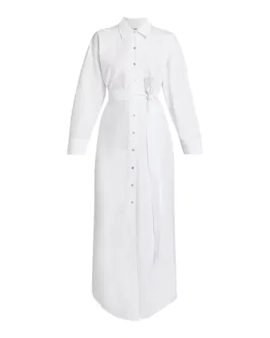 L'Agence Ridley Tie-Waist Maxi Shirtdress | Thumbnail 1 L'Agence Ridley Tie-Waist Maxi Shirtdress | Thumbnail 1
