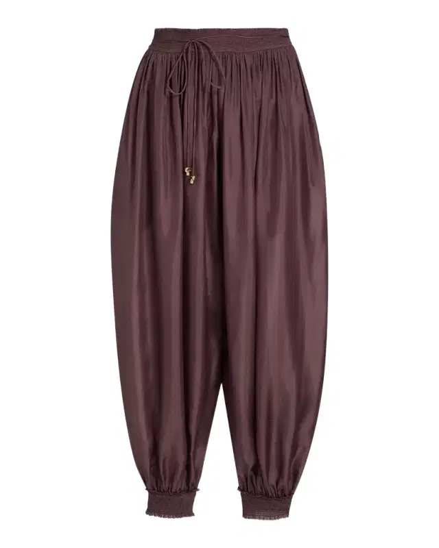 Zimmermann Aster Silk Harem Pants