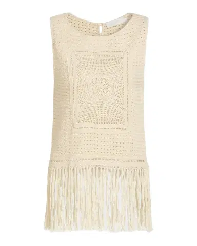 Zimmermann Indra Crochet Cotton Fringe Tank | Thumbnail 1 Zimmermann Indra Crochet Cotton Fringe Tank | Thumbnail 1