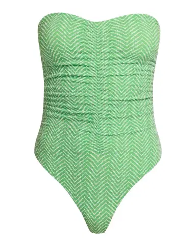 Milly Verde Chevron One-Piece Swimsuit | Thumbnail 1 Milly Verde Chevron One-Piece Swimsuit | Thumbnail 1