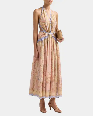 Zimmermann Indra Floral A-Line Maxi Dress | Thumbnail 4 Zimmermann Indra Floral A-Line Maxi Dress | Thumbnail 4