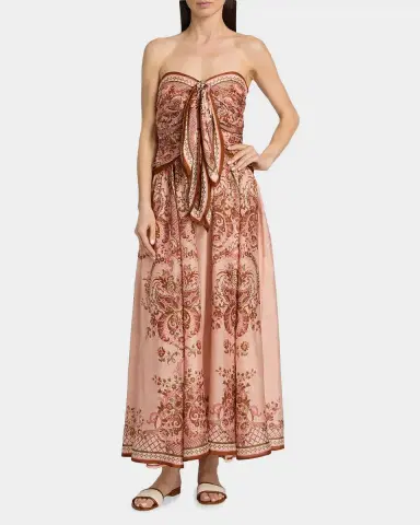 Zimmermann Aster Scarf Paisley Silk Midi Dress | Thumbnail 2 Zimmermann Aster Scarf Paisley Silk Midi Dress | Thumbnail 2