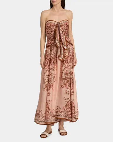 Zimmermann Aster Scarf Paisley Silk Midi Dress | Thumbnail 4 Zimmermann Aster Scarf Paisley Silk Midi Dress | Thumbnail 4