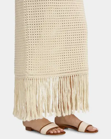 Zimmermann Indra Crochet Cotton Fringe Midi Skirt | Thumbnail 5 Zimmermann Indra Crochet Cotton Fringe Midi Skirt | Thumbnail 5