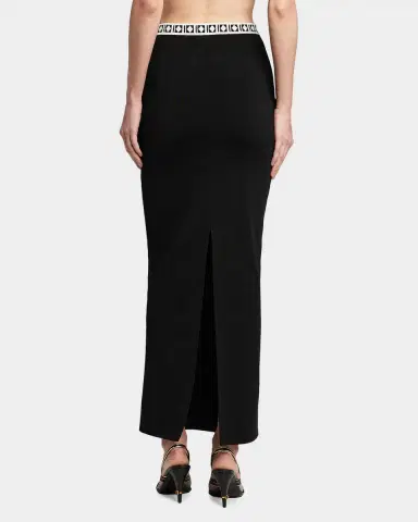 Versace La Vacanza Graphic Trim Maxi Skirt | Thumbnail 3 Versace La Vacanza Graphic Trim Maxi Skirt | Thumbnail 3