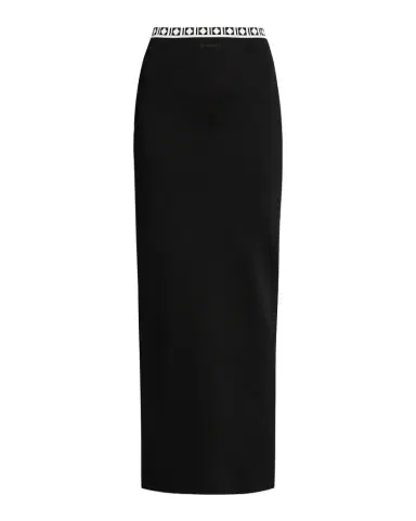 Versace La Vacanza Graphic Trim Maxi Skirt | Thumbnail 1 Versace La Vacanza Graphic Trim Maxi Skirt | Thumbnail 1