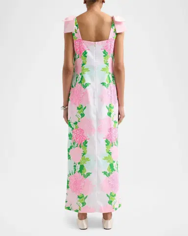 Lilly Pulitzer Bernice Botanical Shift Maxi Dress | Thumbnail 4 Lilly Pulitzer Bernice Botanical Shift Maxi Dress | Thumbnail 4