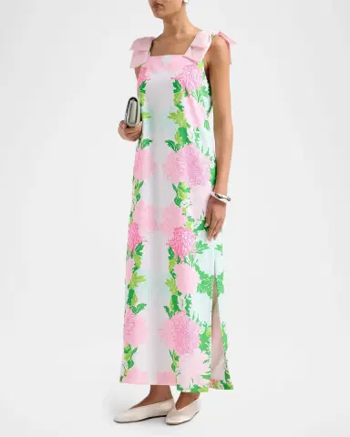 Lilly Pulitzer Bernice Botanical Shift Maxi Dress | Thumbnail 5 Lilly Pulitzer Bernice Botanical Shift Maxi Dress | Thumbnail 5