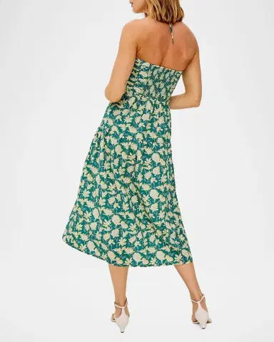 RAILS Irene Floral Cotton Midi Dress | Thumbnail 5