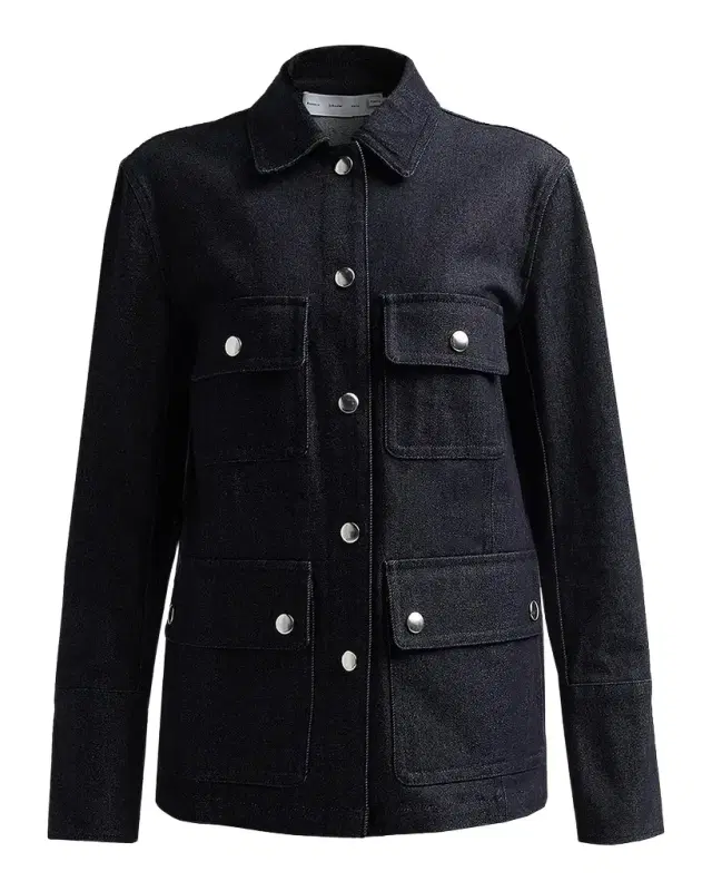 Proenza Schouler White Label Stella Stretch-Cotton Twill Jacket