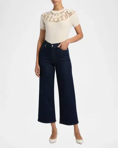 Frame Le Slim Palazzo Crop Jeans | Thumbnail 2