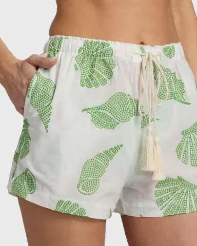Milly Corrie Embroidered Cotton Cover-Up Shorts | Thumbnail 5 Milly Corrie Embroidered Cotton Cover-Up Shorts | Thumbnail 5