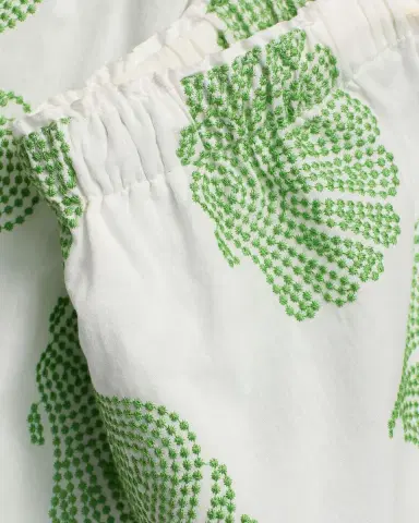 Milly Corrie Embroidered Cotton Cover-Up Shorts | Thumbnail 6 Milly Corrie Embroidered Cotton Cover-Up Shorts | Thumbnail 6