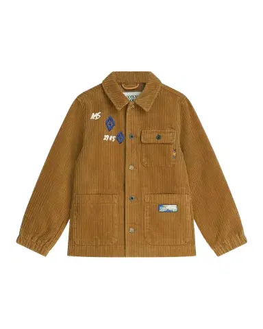 Scotch & Soda Boy's Embroidered Corduroy Jacket | Thumbnail 1 Scotch & Soda Boy's Embroidered Corduroy Jacket | Thumbnail 1
