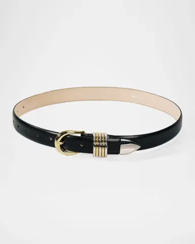 Déhanche Hollyhock Mix Metal Leather Belt | Thumbnail 3 Déhanche Hollyhock Mix Metal Leather Belt | Thumbnail 3
