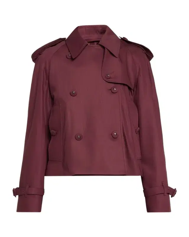 Burberry Mayfair Double-Breasted Short Trench Coat