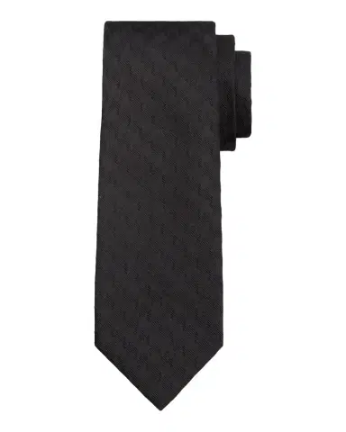 Tom Ford Men's Textured Tonal Jacquard Linen Tie | Thumbnail 1 Tom Ford Men's Textured Tonal Jacquard Linen Tie | Thumbnail 1
